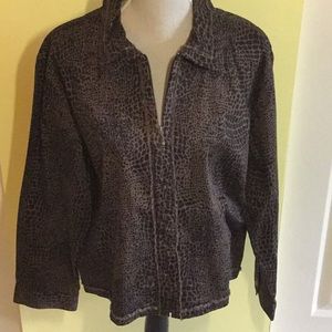 CHICO’s Leopard Jacket SZ 3 (16)